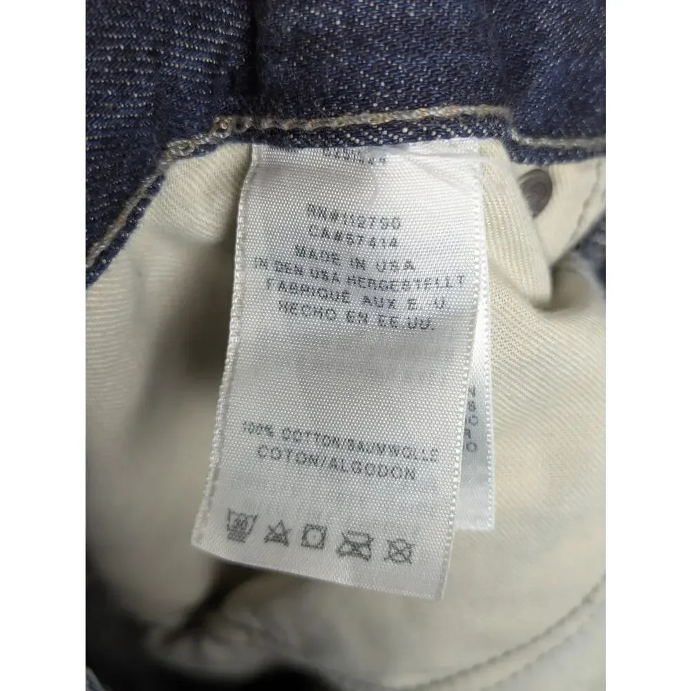 True Religion‎ Ricky Relaxed Straight Blue Jeans 36x34
